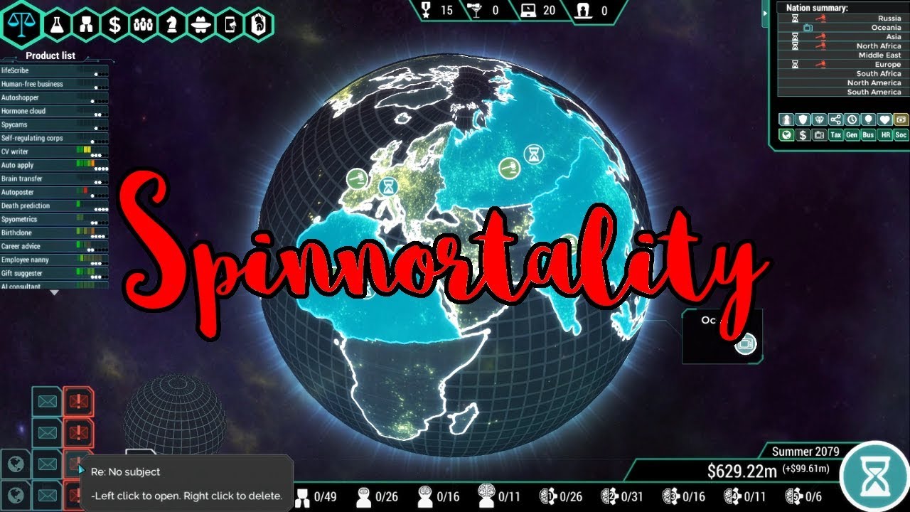 Spinnortality - 1 - Immortality beckons