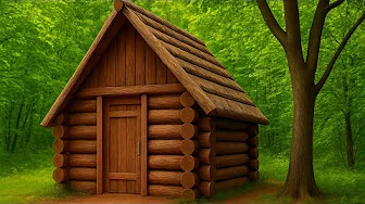 I Built 2 Epic Shelters_ A Shelter For Survival in The Wild Forest