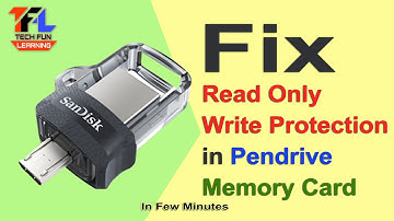 How to FIX Write Protected and Read Only Error in USB Pendrive Memory Card | In 2 Minutes [English]