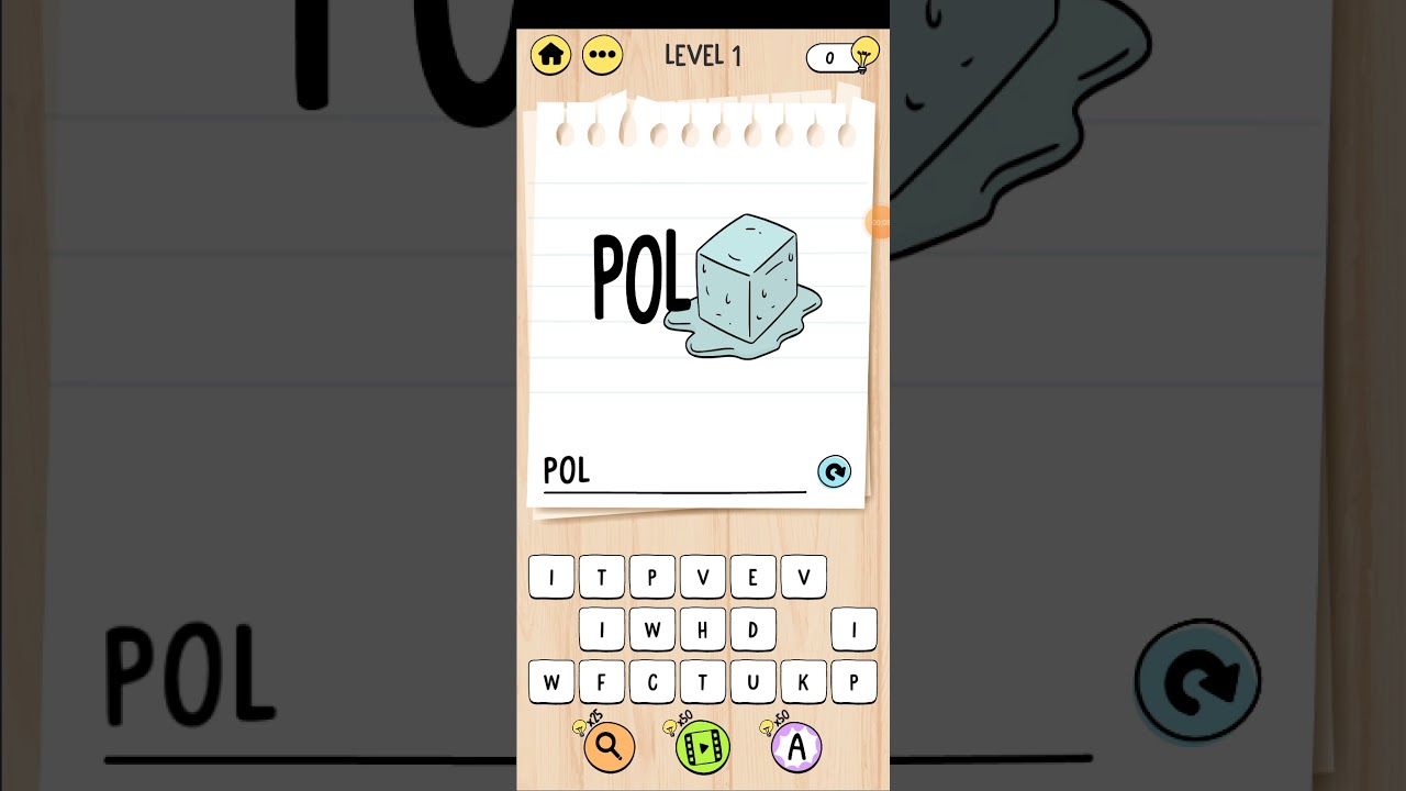 Tricky words level 1 | Brain test tricky words level 1 solution