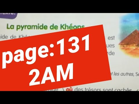 سنة ثانية متوسط فرنسية صفحة 131 Français 2ème Année Moyenne Page 131 