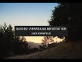 Jack kornfield  guided vipassana meditation  spirit rock meditation center