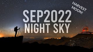 What's in the Night Sky September 2022 #WITNS | Harvest Moon | Zodiacal Light
