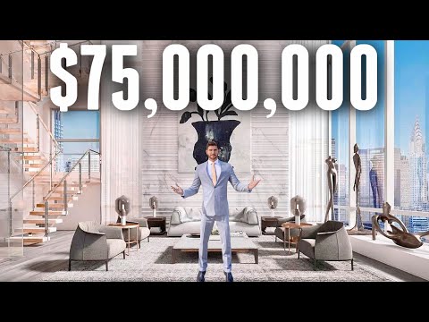 Inside a $75,000,000 OFF MARKET NYC Penthouse | Mansion Tour