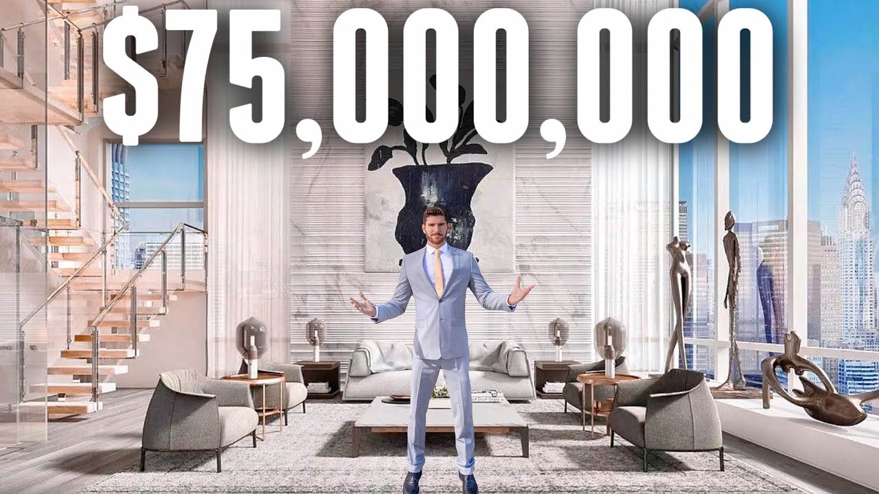 Inside a $75,000,000 OFF MARKET NYC Penthouse | Mansion Tour - YouTube