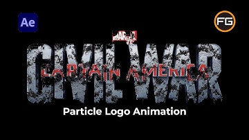Particle Logo Wipe using #aftereffects without using any third party plugins