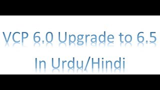 Urdu-Hindi -Video-3- Vmware VCP 6.0 to 6.5 DCV Course -BasicLab_Creating_TemplateVM