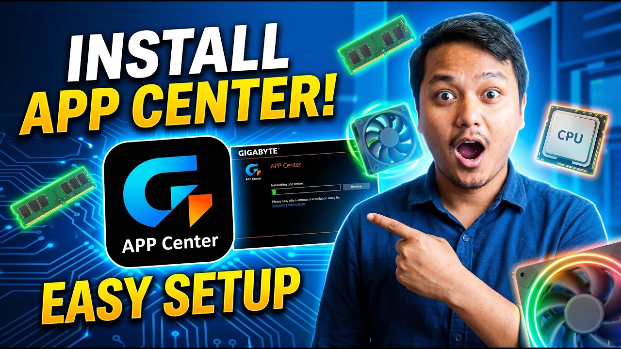 How to Install Gigabyte APP Center on Windows | Gigabyte APP Center ...