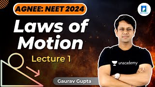 Laws of Motion | L 1 | NEET 2024 | Agnee 2024 Batch | Gaurav Gupta | NEET Ki Neev