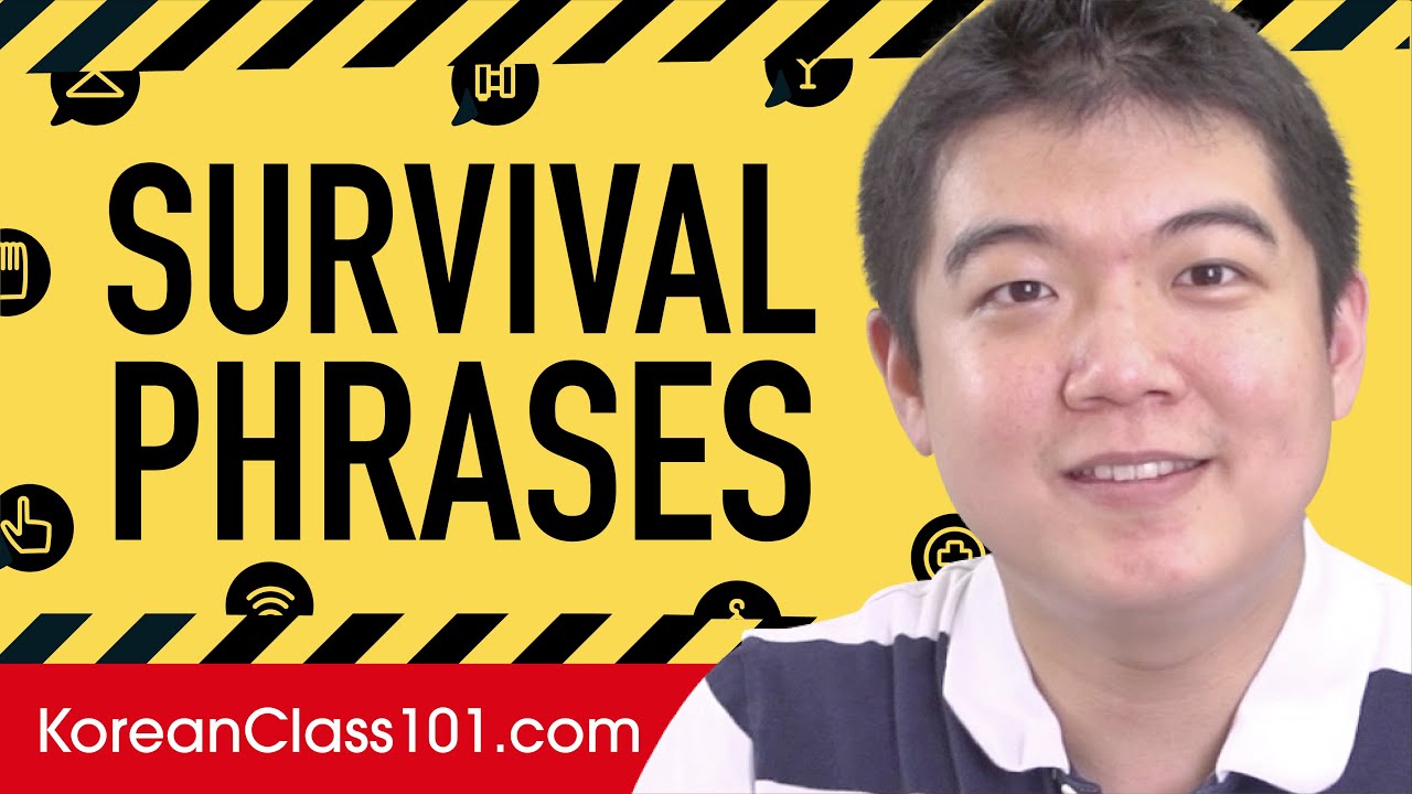 All Survival Phrases You Need in Korean! Learn Korean in 45 Minutes!