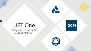 UFT One using Dimension CM and ALM Octane