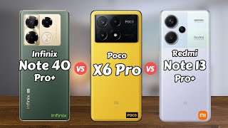 Infinix Note 40 Pro Plus vs Poco X6 Pro vs Redmi Note 13 Pro Plus