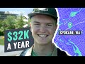 Living on 32k a year in spokane washington  millennial money