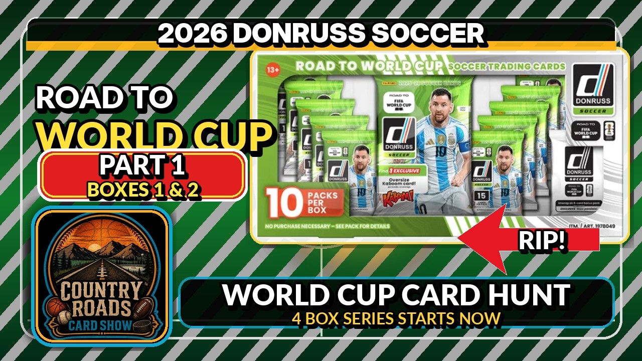 2026 Panini Donruss Soccer Road to the FIFA World Cup Collection 
