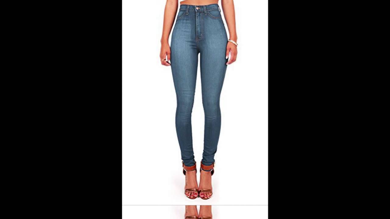 Vibrant Womens Juniors Classic High Waist Denim Skinny Jeans 11 Medium Denim