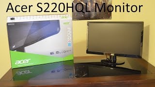 Acer S220HQL Monitor Review - YouTube