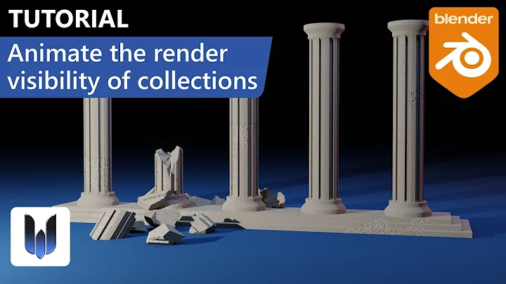 Blender tutorial: Animate the render visibility of collections