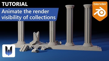 Blender tutorial: Animate the render visibility of collections