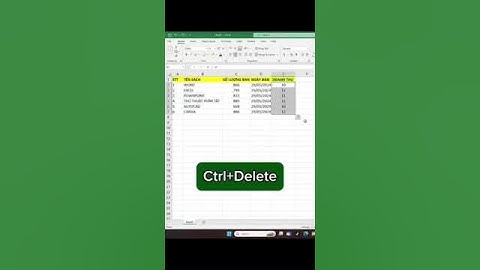 Mẹo vặt trong Excel #excel #tinhoccoban #tinhocvanphong #tinhoc