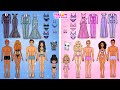 My most favorite videos with paper dolls | DIY clothes & beautiful dollhouse