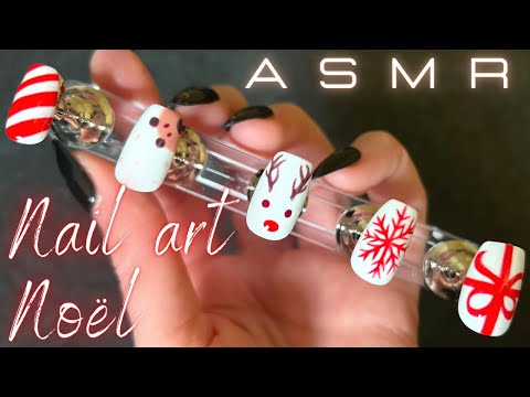 ASMR Spécial Noel ❄️ Nail Art Designs 🎁
