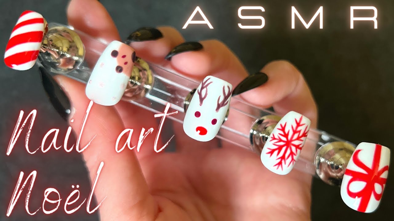 ASMR Spécial Noel ❄️ Nail Art Designs 🎁