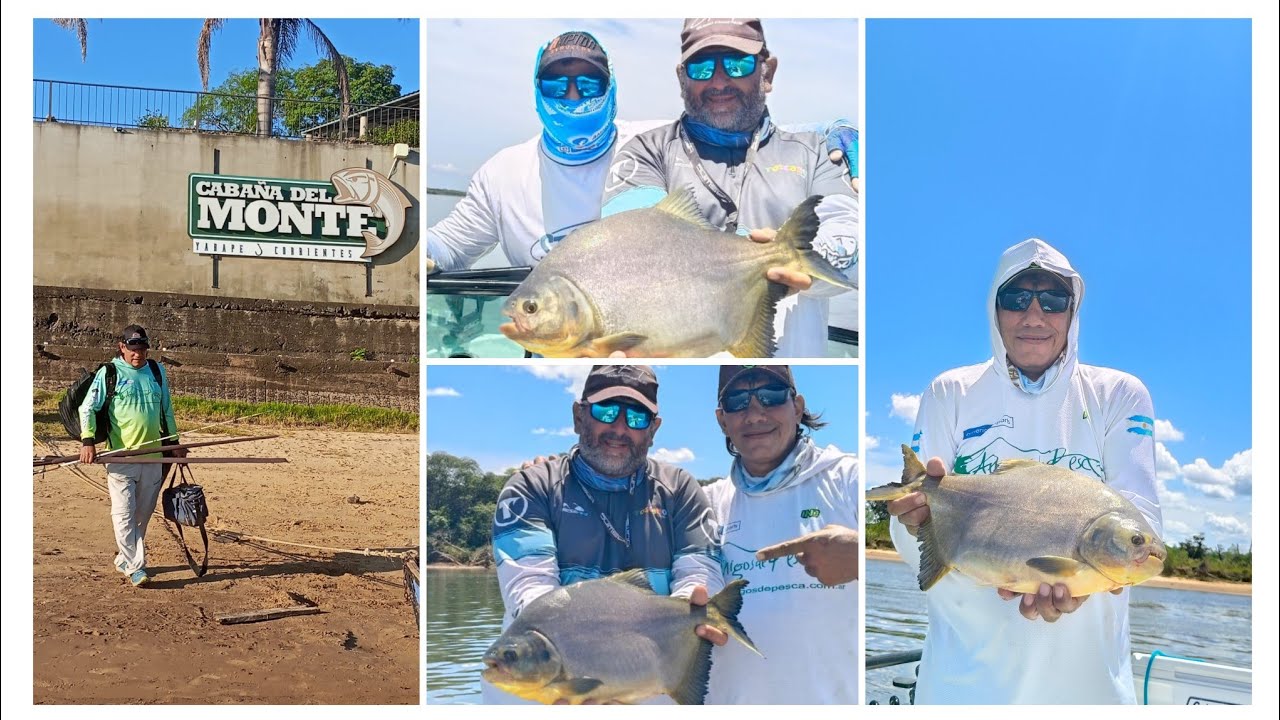 Pesca de Pacues con cocos en el Alto Parana - Yahape Ctes #amigosdepesca