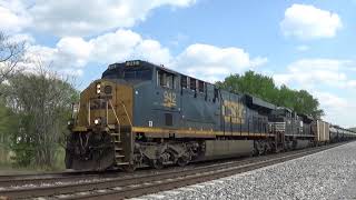 CSX 942 and NS 2742 Lead CSX K420 on 4/27/18