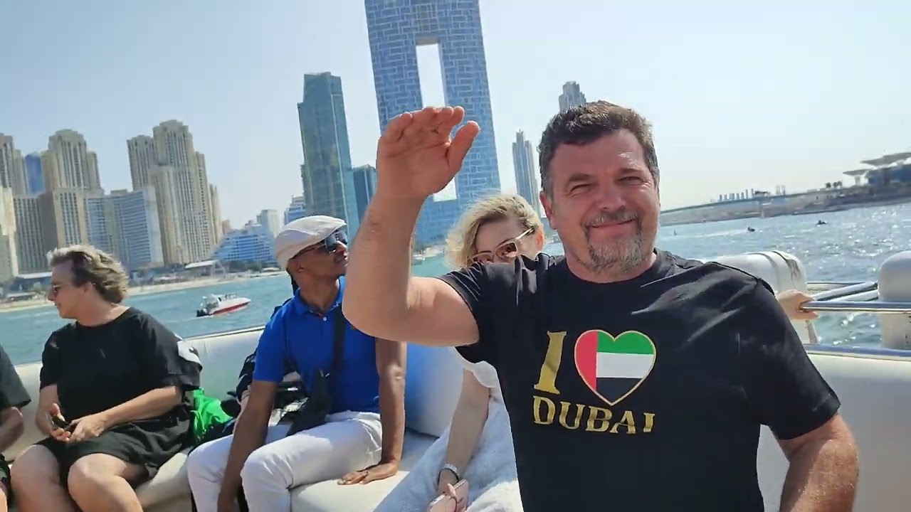 Tur cu iahtul in Dubai Marina @mihaiturcea