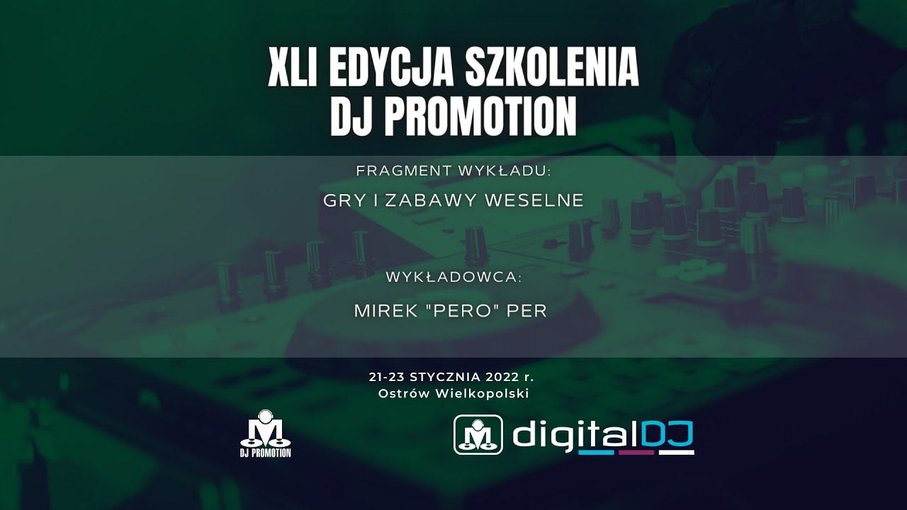 KURS DJ PROMOTION: Gry i zabawy weselne [FRAGMENT]