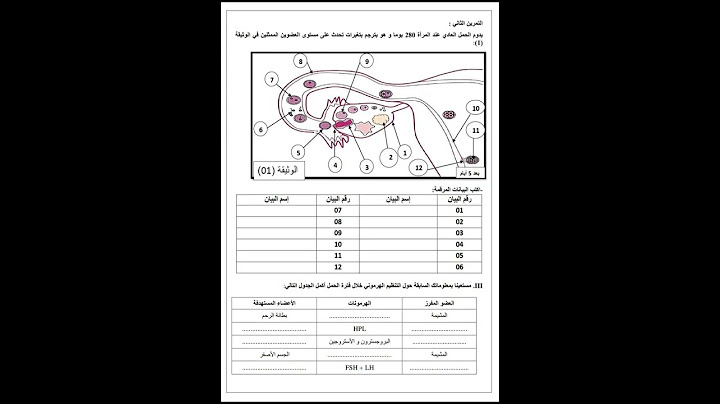 اختبار الفصل الثاني في مادة العلوم الطبيعية و الحياة للسنة ثانية ثانوي اداب