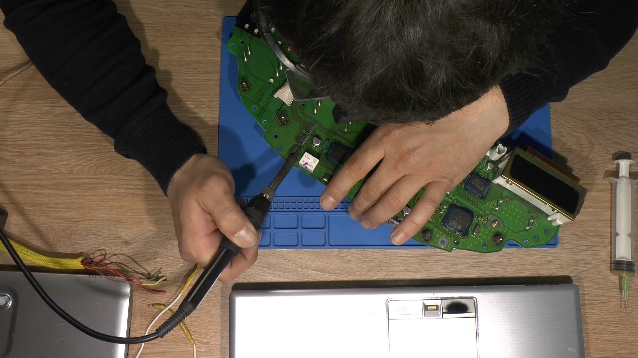 Volvo S80 Ремонт комбинации приборов   пропайка