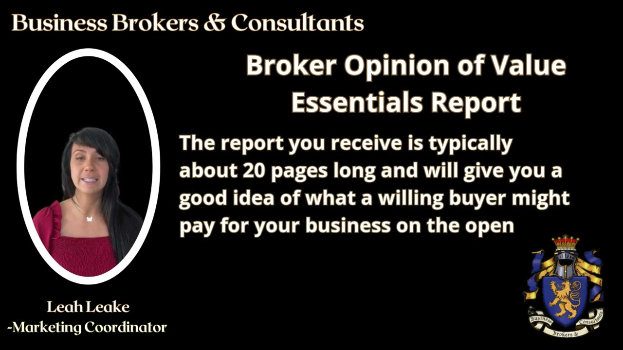 Broker Opinion of Value-Essentials Report