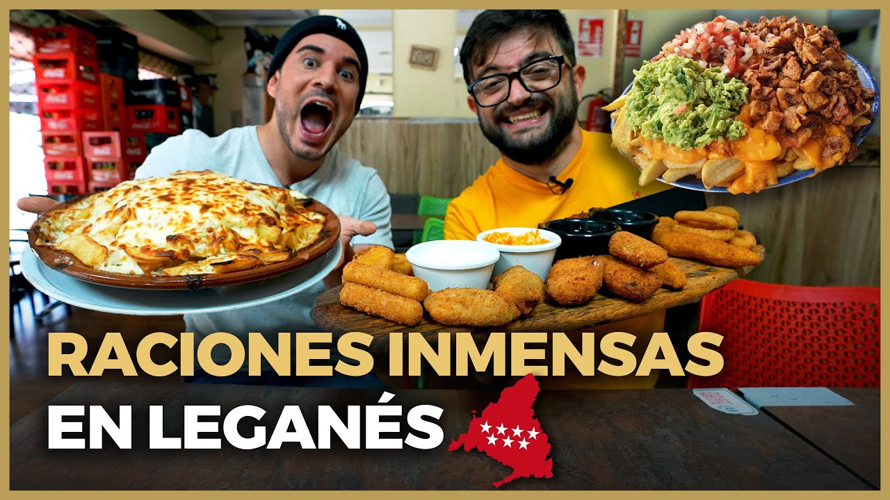 EL FAMOSO BAR de RACIONES GIGANTES XXL en LEGANÉS - NO TIENE SENTIDO... con COCITUBER