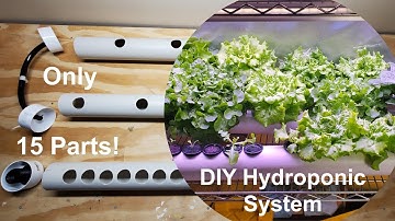 DIY Hydroponic System with 15 Parts (NFT)