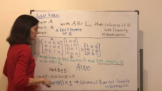 Linear Algebra: The Dimension of a Subspace (Full Lecture)