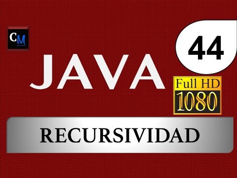 Curso de Java [Tutorial Java Básico] 44 - Recursividad
