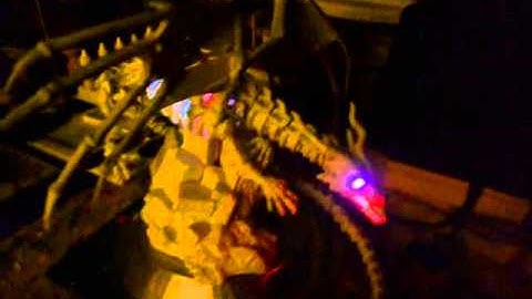 WIP Kaladrax Bones (77192) with Lights from Powered Play Gaming