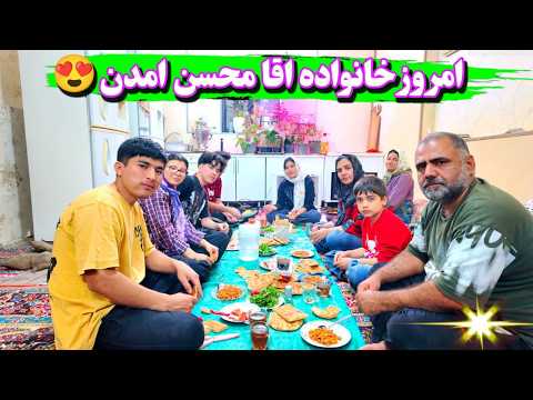 وقتی خانواده جمع میشه خنده بازی و یه شام به یاد موندنی
