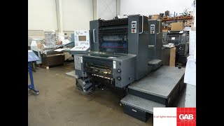 Heidelberg Speedmaster SM 74 2P two colour perfector printing machine   Gab Supplies Ltd   1998