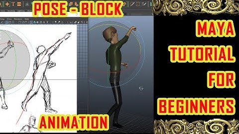 HOW TO CREATE A DYNAMIC POSE|animation tutorial for beginners |maya animation tutorial for beginners