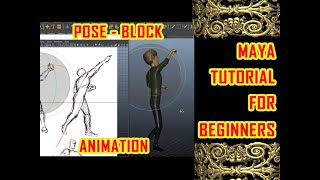 HOW TO CREATE A DYNAMIC POSE|animation tutorial for beginners |maya animation tutorial for beginners