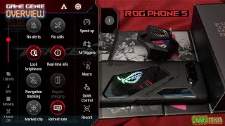 Air Triggers, Macros, Bypass Charging, Scout Mode, Motion Sensors, Etc. | ROG Phone 5 GAME GENIE screenshot 5