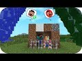 TSUNAMI VS TSUNAMI ÁCIDO 2 NOOB EN CHOQUE DE TSUNAMI MINECRAFT RETO DE LA BASE