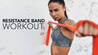 FULL BODY Resistance Band Workout (HOME OR ANYWHERE!)