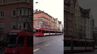 Nürnberg Tram 🇩🇪 • GT8N 1119 • Holzgartenstraße • 08.02.2022