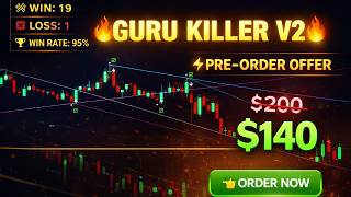 🔥GURU KILLER V2 | High Accuracy Non-Repaint Indicator (Live Results) #trading #freesignal #forex