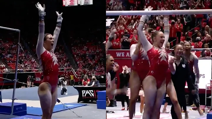 Utah gymnastics' Sage Thompson and Maile O'Keefe s...