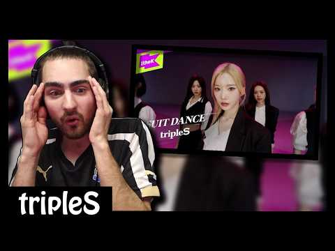 Reacting to tripleS - Baby Flower Suit Dance
