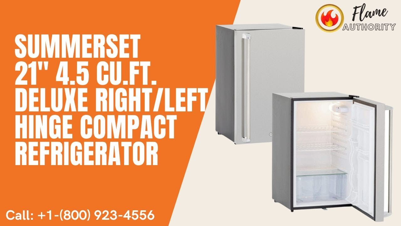 Summerset 21" 4.5 Cu.Ft. Deluxe Right/Left Hinge Compact Refrigerator